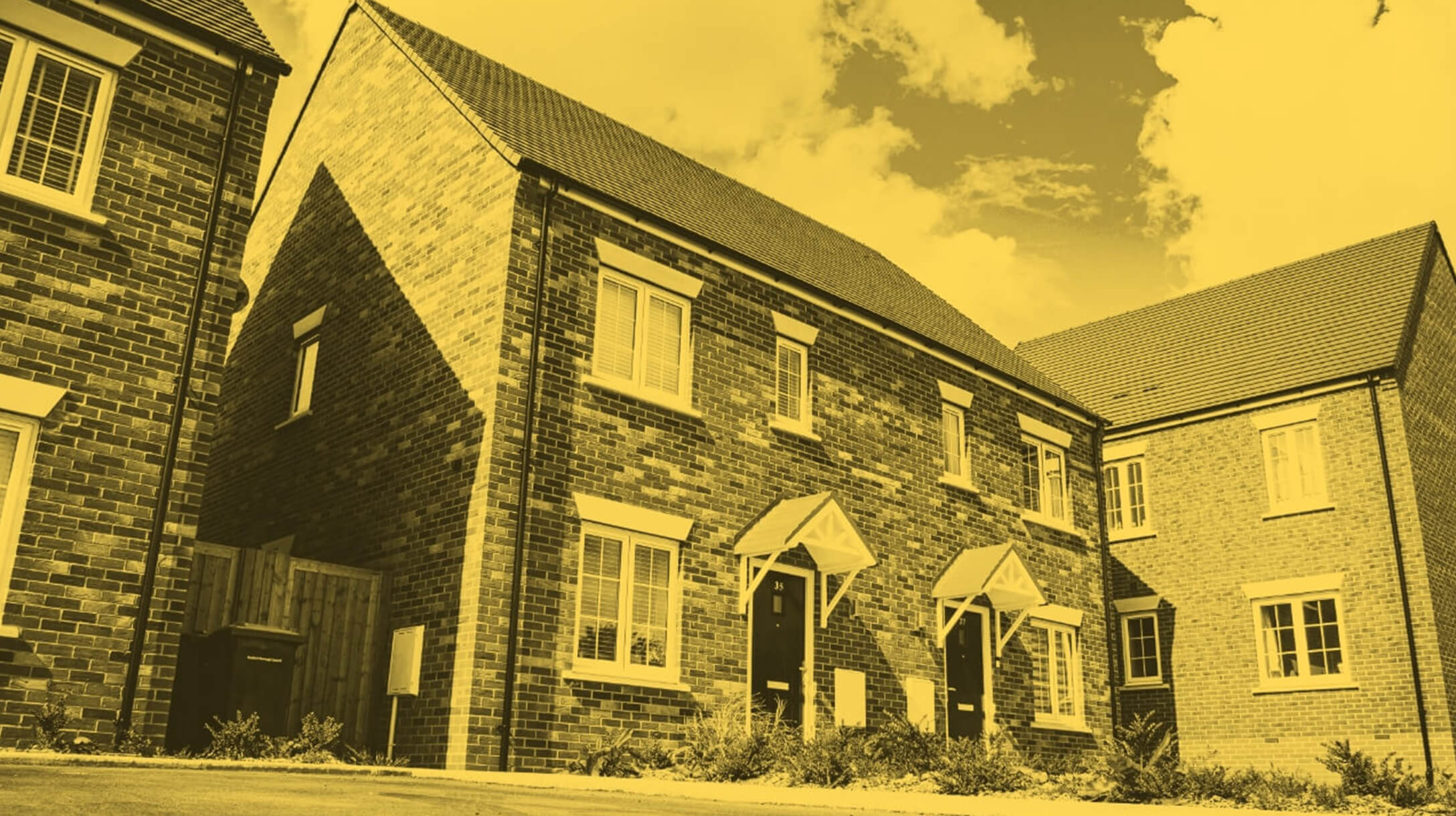 Yellow house image